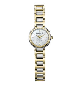 Montre femme MICHEL HERBELIN Lady H, acier bicolore  17312BT1N19