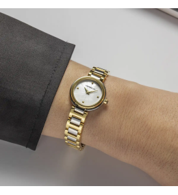 Montre Femme Michel Herbelin Lady H Bicolore Acier et PVD Or