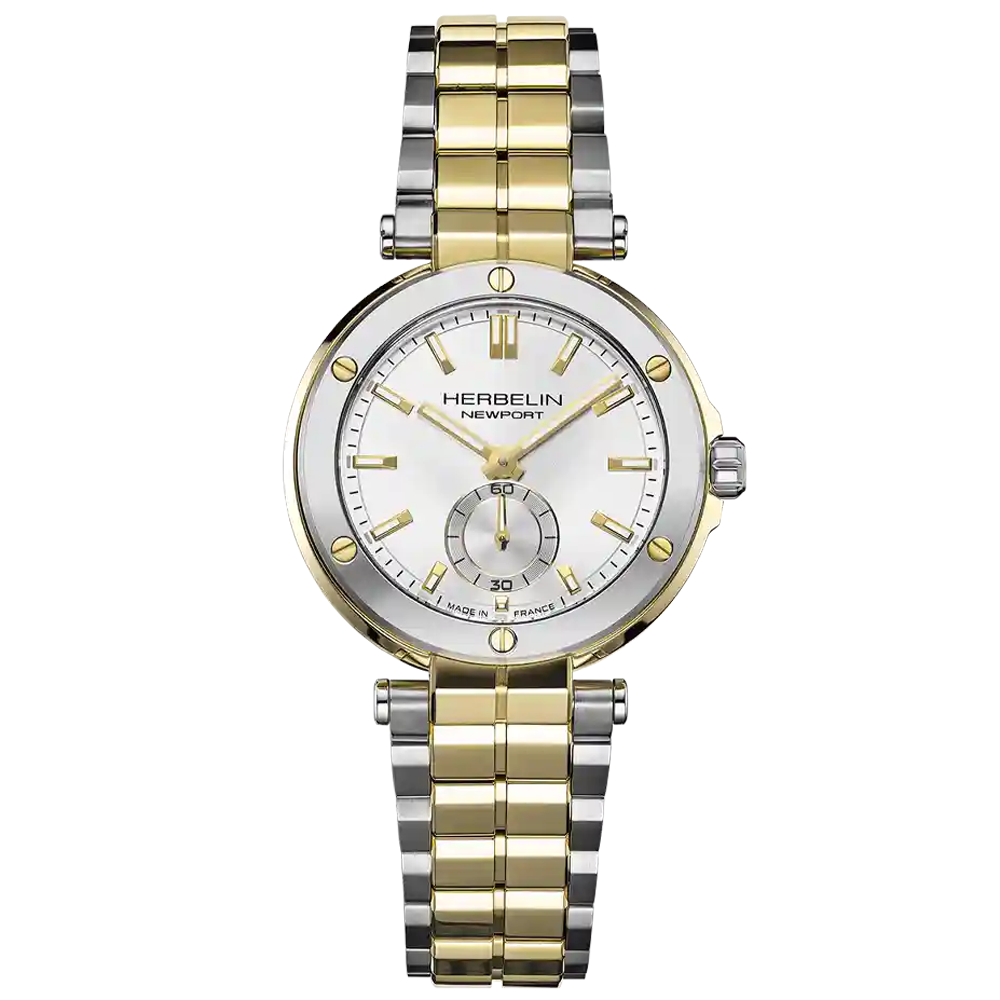 Montre femme Michel Herbelin Newport acier bicolore 18289BT1N12
