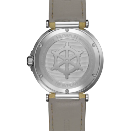 Montre Homme Michel Herbelin Newport Acier et Cuir Beige