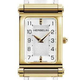 Montre Femme Michel Herbelin Antarès Rectangulaire Bicolore