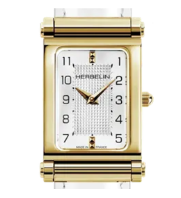 Montre Femme Michel Herbelin Antarès Rectangulaire Bicolore