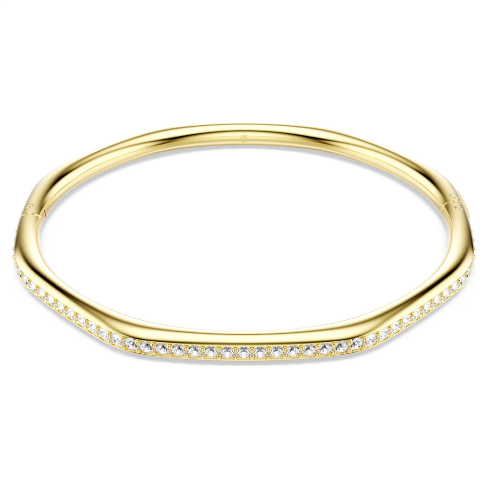 Bracelet-jonc Swarovski, Dextera forme octogonale, taille ronde blanc Doré à l’or 18 carats (750/1000), 5724581