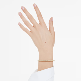 Bracelet-Jonc Swarovski Dextera Octogonal Doré Or 18K