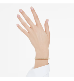 Bracelet-Jonc Swarovski Dextera Octogonal Doré Or 18K