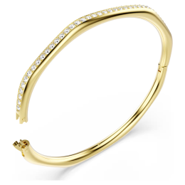 Bracelet-Jonc Swarovski Dextera Octogonal Doré Or 18K