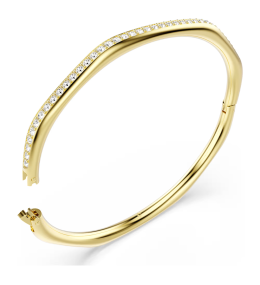 Bracelet-Jonc Swarovski Dextera Octogonal Doré Or 18K