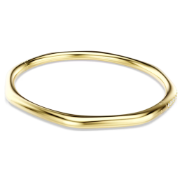 Bracelet-Jonc Swarovski Dextera Octogonal Doré Or 18K