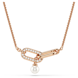 Collier Swarovski Constella, Taille ronde, Blanc, Doré à l’or rose 18 carats (750/1000), 5728589