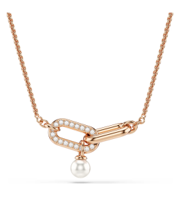 Collier Swarovski Constella, Taille ronde, Blanc, Doré à l’or rose 18 carats (750/1000), 5728589
