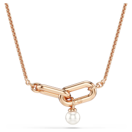 Collier Swarovski Constella Pendentif Maillons Doré Or Rose