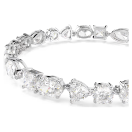 Bracelet Swarovski Mesmera Cristaux Blancs Métal Rhodié