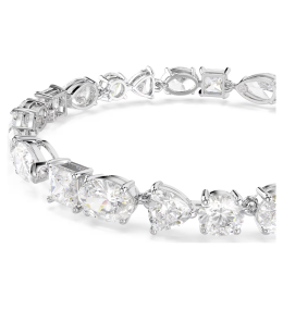 Bracelet Swarovski Mesmera Cristaux Blancs Métal Rhodié