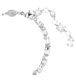 Bracelet Swarovski Mesmera Cristaux Blancs Métal Rhodié