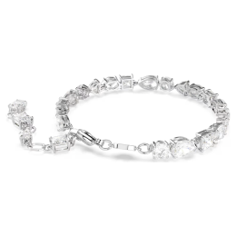 Bracelet Swarovski Mesmera Cristaux Blancs Métal Rhodié
