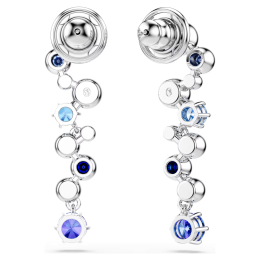 Boucles d'oreilles Swarovski Constella Pendantes Cristaux Bleus