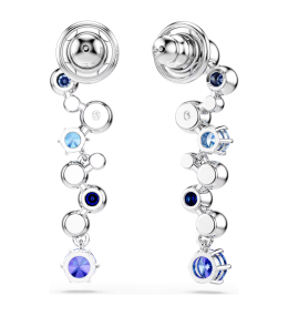 Boucles d'oreilles Swarovski Constella Pendantes Cristaux Bleus