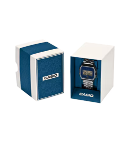Montre CASIO Vintage Seigaiha A159WEVJ-2ER Bleu Indigo