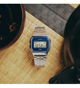 Montre CASIO Vintage Seigaiha A159WEVJ-2ER Bleu Indigo