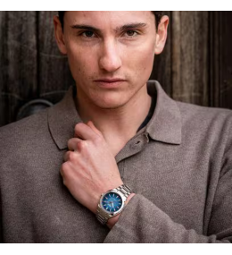 Montre Automatique CASIO EDIFICE EFK-200D-2AER – Acier & Cadran Bleu