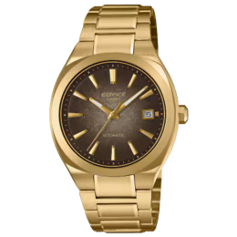 Montre CASIO EDIFICE Automatique 3 aiguilles, date acier PVD jaune, EFK-200DG-5AER
