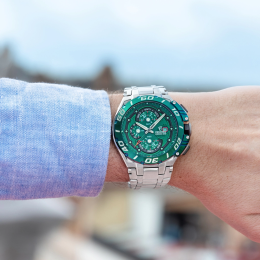 Montre Homme FESTINA Chrono Bike F20754/5 – Chronographe Vert & Acier