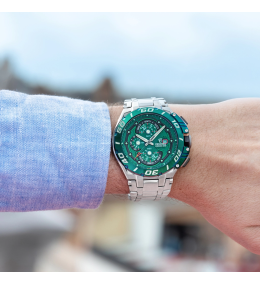 Montre Homme FESTINA Chrono Bike F20754/5 – Chronographe Vert & Acier