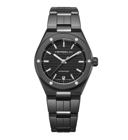 Montre homme Herbelin Cap Camarat edition limitée à 300 exemplaires Automatique,  en céramique noire 1545BCRN14M