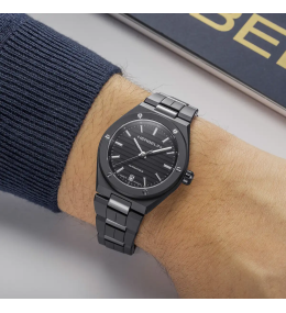 Montre Herbelin Cap Camarat Céramique Noire 1545BCRN14M - Édition Limitée 99/300