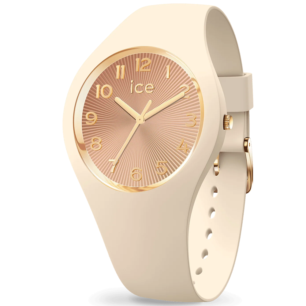 Montre ICE WATCH, ICE CHAMPAGNE, Almond cappuccino, Small 37 MM 025928