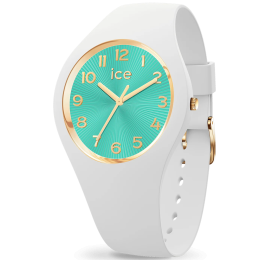 Montre ICE WATCH, ICE CHAMPAGNE, White turquoise, Small 37 MM 025931