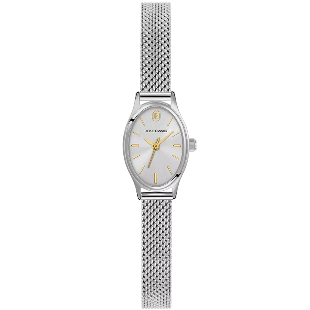 Montre Femme Pierre Lannier Ovalia, acier 074M621