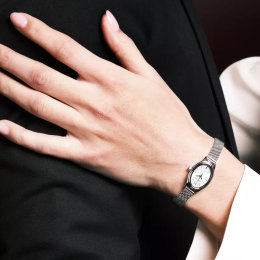 Montre Femme Pierre Lannier Ovalia Acier Argenté 074M621