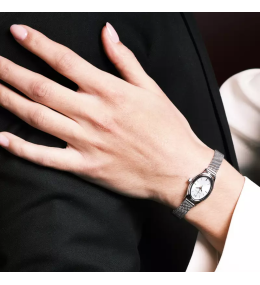 Montre Femme Pierre Lannier Ovalia Acier Argenté 074M621