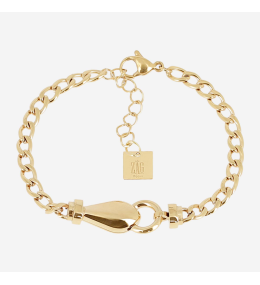 Bracelet Fuza ZAG bijoux en acier PVD jaune, SBS26665-01UNI