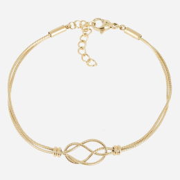 Bracelet Niamh ZAG bijoux en acier PVD jaune, SBS26900-01UNI