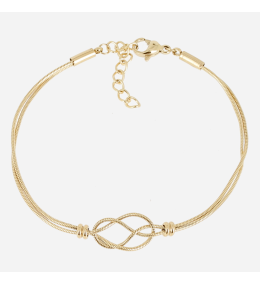 Bracelet Niamh ZAG bijoux en acier PVD jaune, SBS26900-01UNI