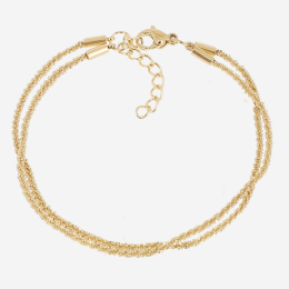 Bracelet Nera ZAG bijoux en acier PVD jaune, SBS26912-01UNI