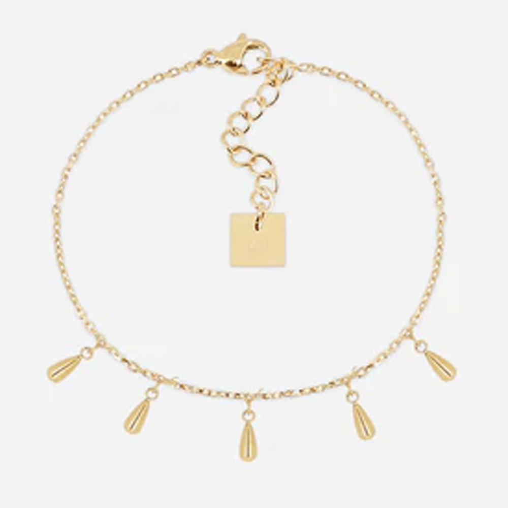 Bracelet Aradeo ZAG bijoux en acier PVD jaune, SBS27661-01UNI