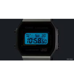 Montre Casio Vintage x UNO A168WEUC-1AER - Édition Limitée
