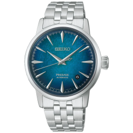 Montre Homme SEIKO PRESAGE (Cocktail time) Automatique 3 aiguilles et date en acier HCB001J1