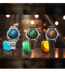 Montre Seiko Presage Cocktail Time Emerald Mist HCB001J1, Automatique Acier
