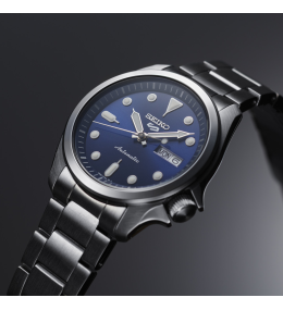 Montre Seiko 5 Sports SRPE53K1 - Automatique Cadran Bleu Acier