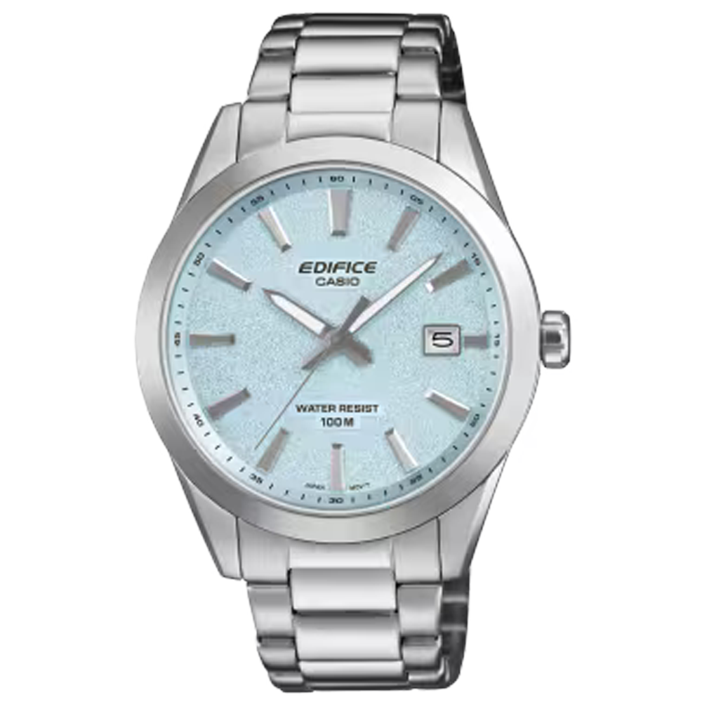 Montre CASIO EDIFICE, 3 aiguilles et date, acier EFV-160D-2BVEF