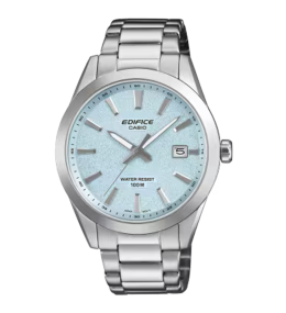 Montre CASIO EDIFICE, 3 aiguilles et date, acier EFV-160D-2BVEF