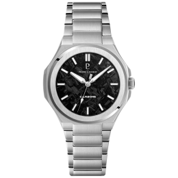 Montre Homme Pierre Lannier GRAPHITE en acier et cadran carbone 201G181