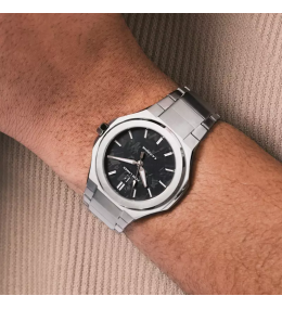 Montre Homme Pierre Lannier Graphite 201G181 Acier & Cadran Carbone