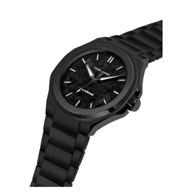 Montre Homme Pierre Lannier Graphite 202K489 Acier Noir & Carbone