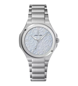 Montre Homme Pierre Lannier GRAPHITE en acier et cadran bleu glacier 203G161