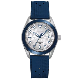 Montre Mixte Pierre Lannier X ATM, BORA en acier et caoutchouc FKM et cadran argenté 207K126